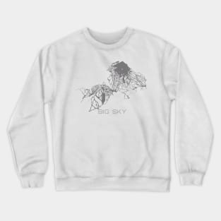 Big Sky Resort 3D Crewneck Sweatshirt